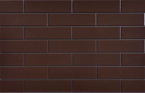 Клинкерная плитка Elewacja szkliwiona braz brown glazed CERRAD фасадная фото