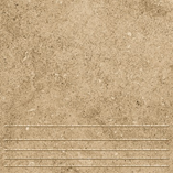 Клинкерная плитка Клинкер Вермонт 3 ступени, глазурованная, цвет БЕЖЕВЫЙ, МАТОВАЯ,  фактура КАМЕНЬ. Размер 298х298х8мм фото