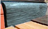 Бордюр тротуарный «Доска» серый бетон 47,5х20х3см