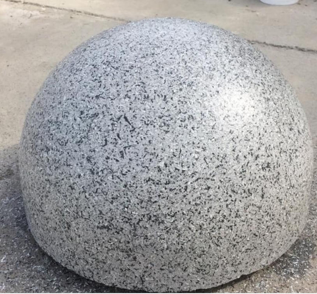 Парковочные шары покрытые краской "First" натуральное каменное покрытие