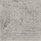 Клинкерная плитка Клинкер Вермонт 2 ступени, глазурованная, цвет СЕРЫЙ, МАТОВАЯ,  фактура КАМЕНЬ. Размер 298х298х8мм фото