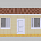 Одноэтажный дом на 2 семьи 6 х 13м с двумя раздельными входами