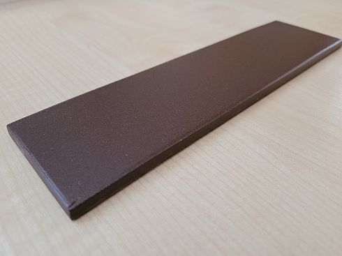 Прямая Термопанель с клинкерной плиткой Керамин, серия Амстердам 4, коричневый глазированный