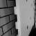Прямая Термопанель с клинкерной плиткой Керамин, серия Амстердам 4, коричневая рельеф глазированный