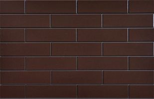 Клинкерная плитка Elewacja szkliwiona braz brown glazed CERRAD фасадная фото